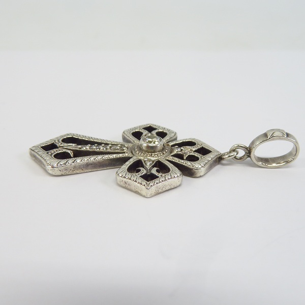 実際に弊社で買取させて頂いたLoree Rodkin/ローリーロドキン ETCHED CATHEDRAL CROSS ペンダントの画像 2枚目