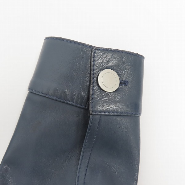 実際に弊社で買取させて頂いた【定価12万↑】DENIM×TOMORROWLAND/デニム×トゥモローランド ラムレザー トラッカージャケット 63088408353/48の画像 6枚目