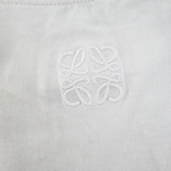 実際に弊社で買取させて頂いた【JPタグ】LOEWE/ロエベ 21FW Pansy Print/アナグラムロゴ刺繍 パンジープリントオーバーサイズTシャツ H526Y22X01/XSの画像 6枚目