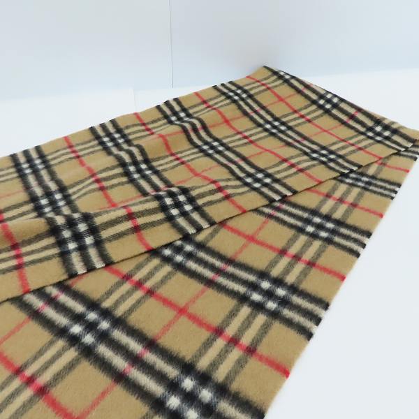 実際に弊社で買取させて頂いたBURBERRY LONDON/バーバリーロンドン カシミヤ100% マフラーの画像 3枚目