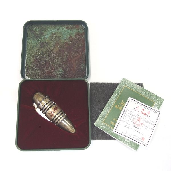 実際に弊社で買取させて頂いたjean paul gaultier/ジャンポール・ゴルチエ フットボール ローラー式ガスライターの画像 7枚目