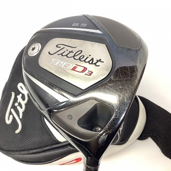 実際に弊社で買取させて頂いたTitleist/タイトリスト 910D3 ドライバー 1W/8.5° TourAD DJ-7 FLEX：S ヘッドカバー付き