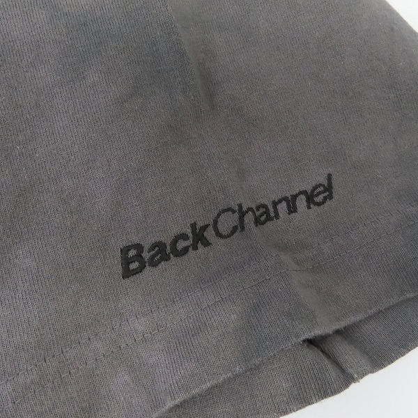実際に弊社で買取させて頂いたBACK CHANNEL/バックチャンネル 半袖 クルーネック Tシャツ/Lの画像 4枚目