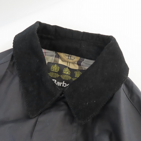 実際に弊社で買取させて頂いたBarbour/バブアー Lightweight Ashby Jacket ライトウェイトアシュビーワックスジャケット MWX1351NY51/Lの画像 7枚目
