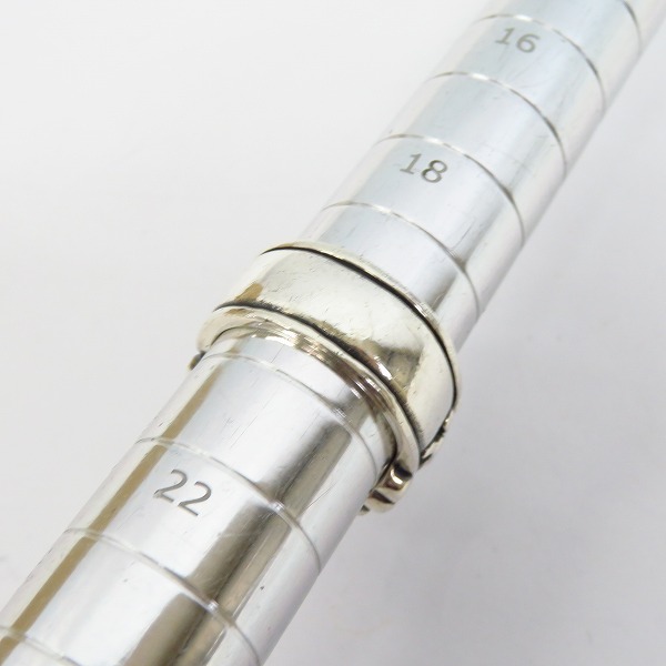 実際に弊社で買取させて頂いたDEAL DESIGN/ディールデザイン グランド リリー シルバー クロスリング 20号の画像 7枚目