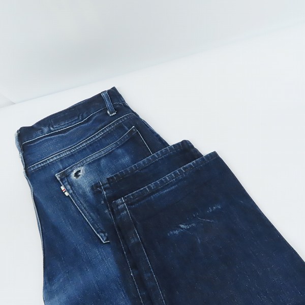 実際に弊社で買取させて頂いたMAISON KITSUNE/メゾンキツネ ボタンフライ デニムパンツ KMP-0353-B/32の画像 8枚目