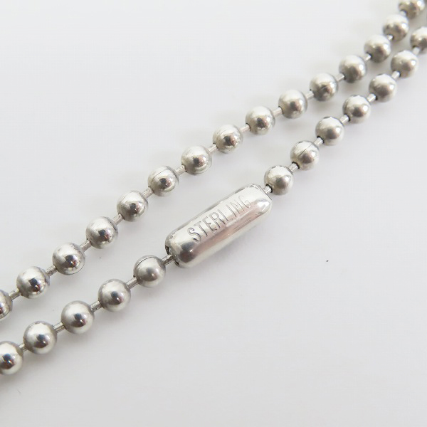 実際に弊社で買取させて頂いたSTANLEY GUESS/スタンリーゲス オーバータロン スカルペンダント ネックレスの画像 5枚目