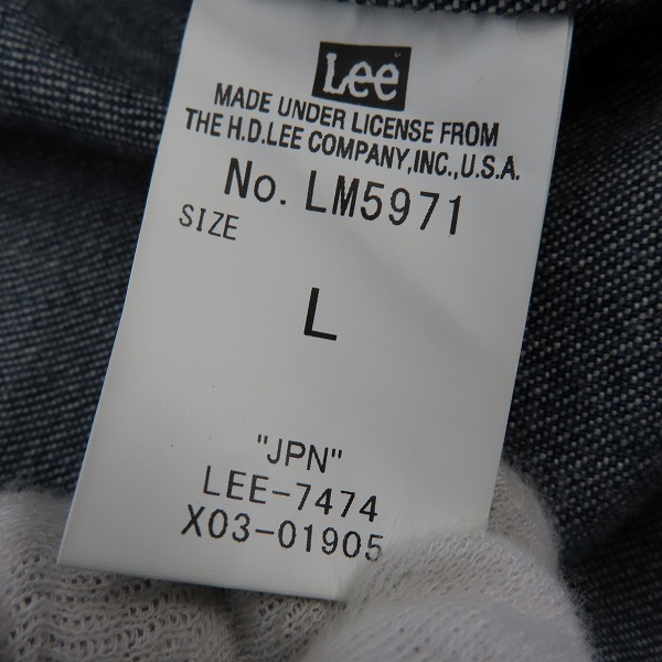 Lee×ciaopanicデニムジャケット（インディゴ） Lee(リー) / ciaopanic typy別注//Gジャン/デニムジャケット/M