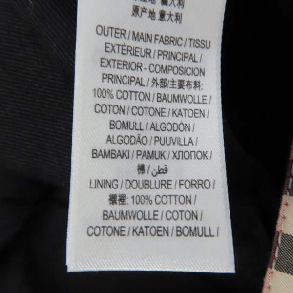 実際に弊社で買取させて頂いたBURBERRY/バーバリー TB立体刺繍 チェック柄ベースボールキャップ/帽子 ARCHIVE-BEIGE 8027502/Mの画像 5枚目