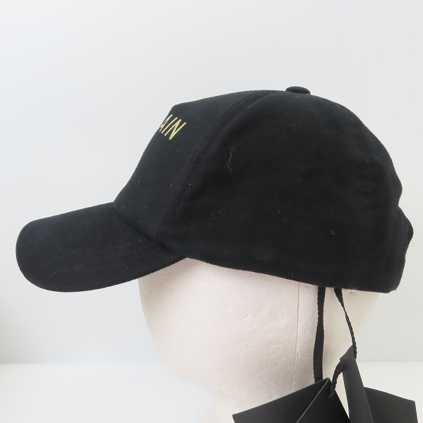 実際に弊社で買取させて頂いた【未使用】BALMAIN/バルマン Bロゴ ベースボールキャップ / BH1 ACC CAP B-LOGO COTTON XA000B016の画像 2枚目