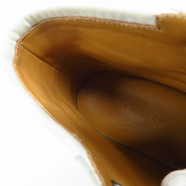 実際に弊社で買取させて頂いた【未使用】MARC JACOBS/マークジェイコブス ハイカット スニーカー/40の画像 4枚目