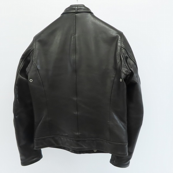 実際に弊社で買取させて頂いたMIHARAYASUHIRO/ミハラヤスヒロ 牛革 レザージャケット シングルライダースジャケット 61491223 48の画像 1枚目