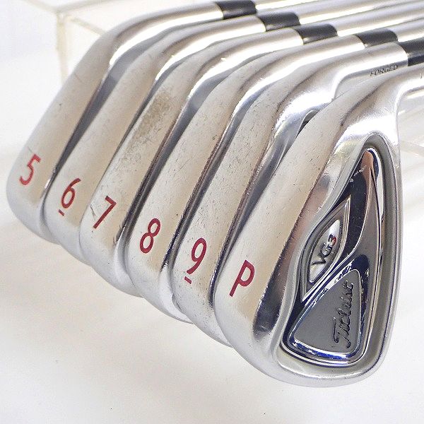 実際に弊社で買取させて頂いたTitleist/タイトリスト VG3 FORGED #5〜9,Pw NSPRO950GH FLEX：R 6本セット