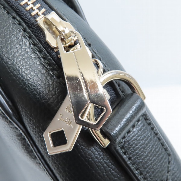 実際に弊社で買取させて頂いたPaul Smith/ポールスミス カラーインセットハンドル レザー ビジネスバッグ/ブリーフケースの画像 7枚目