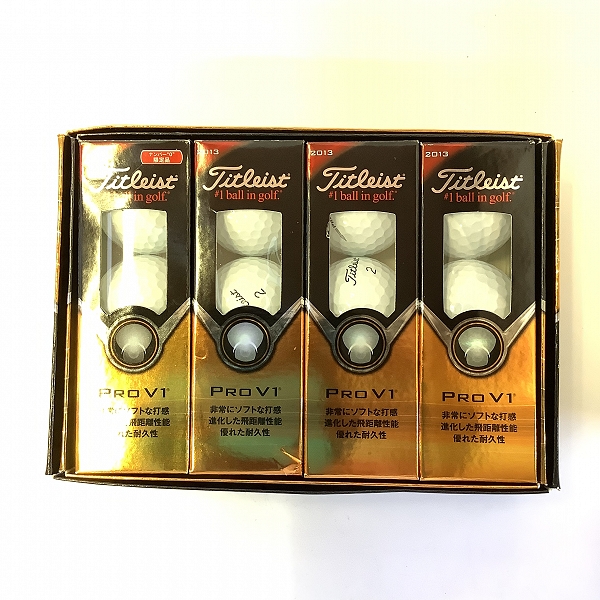 実際に弊社で買取させて頂いた【未使用】Titleist/タイトリスト PRO V1 ホワイト ゴルフボール 1ダース