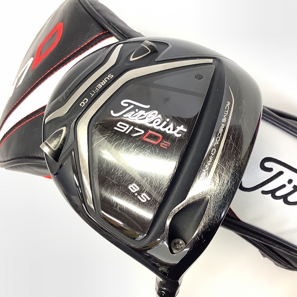 実際に弊社で買取させて頂いたTitleist/タイトリスト 917 D2 ドライバー 1W/8.5° Fujikura Speeder 757 Evolution IV FLEX:S ヘッドカバー付き