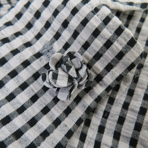 実際に弊社で買取させて頂いたEDIFICE/エディフィス 日本製 シアサッカー チェック柄ジャケット 44の画像 4枚目