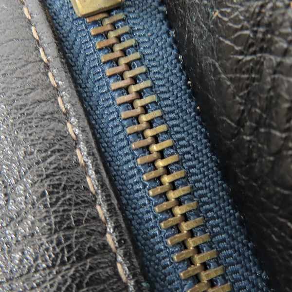 実際に弊社で買取させて頂いたTHE FLAT HEAD/フラットヘッド 馬革/ホースハイド レザーパンツ ブラック 3007H size：W33の画像 7枚目