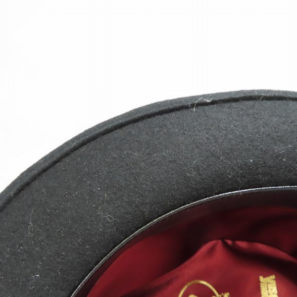 実際に弊社で買取させて頂いた【未使用】CA4LA/カシラ×松田優作 探偵物語 中折れハット ブラック/Mの画像 7枚目