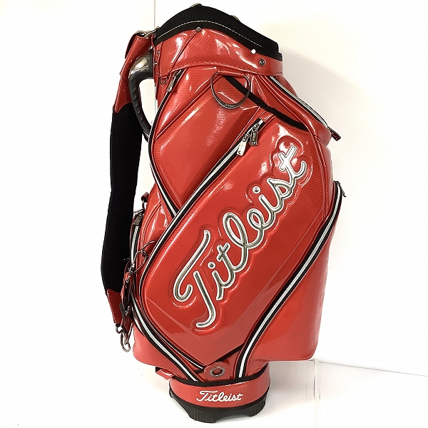 実際に弊社で買取させて頂いたTitleist/タイトリスト 884 4分割 エナメルキャディバッグの画像 3枚目