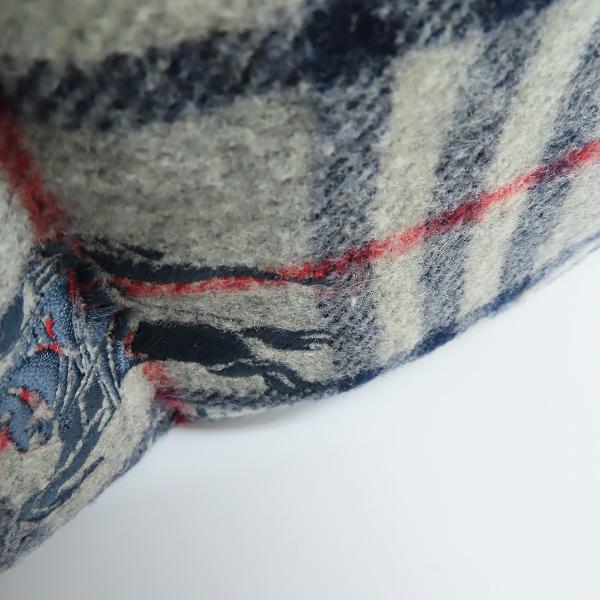 実際に弊社で買取させて頂いたBurberry LONDON/バーバリーロンドン ノバチェック柄 ウールマフラーの画像 6枚目