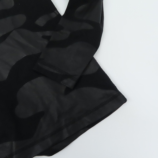 実際に弊社で買取させて頂いたHYDROGEN/ハイドロゲン カモフラプリント 長袖Tシャツ/Sの画像 7枚目