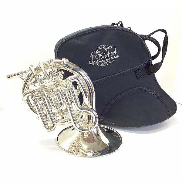 実際に弊社で買取させて頂いた★J Michael/Jマイケル PFH-550S ポケットホルン マウスピース/セミハードケース付き