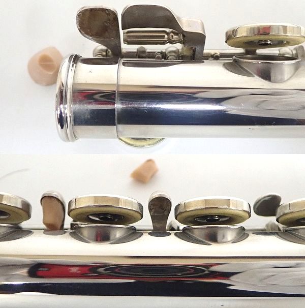 実際に弊社で買取させて頂いたYAMAHA/ヤマハ YFL-23/YFL23 フルート Eメカ付き ハードケース付の画像 7枚目