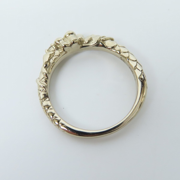 実際に弊社で買取させて頂いた【ギャラ付き】Bloody Mary/ブラッディマリー #14 NUE/鵺/ぬえ リング K18 w/ダイアモンド S/17号の画像 4枚目