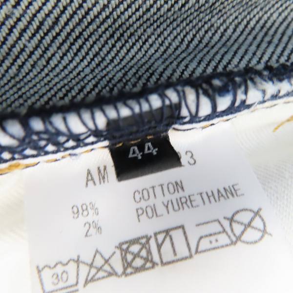 実際に弊社で買取させて頂いたato/アトウ ボタンフライ ストレート デニムパンツ AM18C-P23/44の画像 3枚目