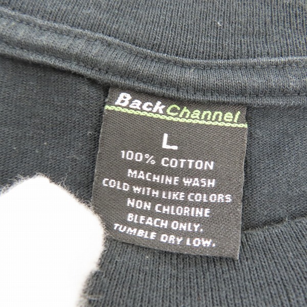 実際に弊社で買取させて頂いたBACK CHANNEL/バックチャンネル 半袖 Tシャツ クルーネック バックプリント 虎/Lの画像 2枚目