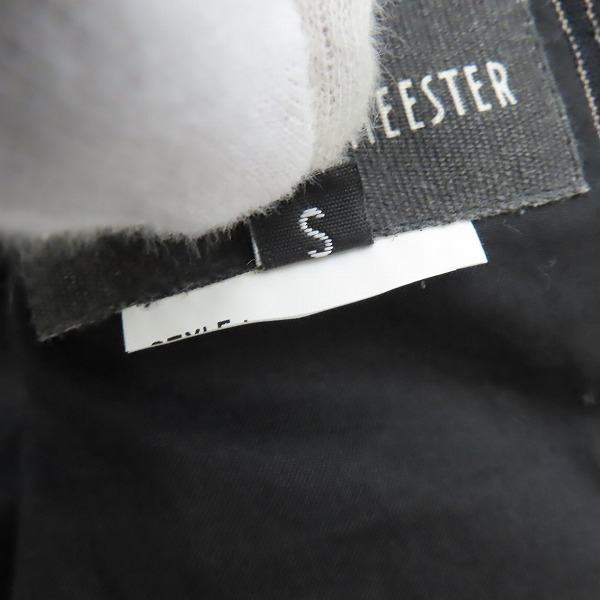 実際に弊社で買取させて頂いたANN DEMEULEMEESTER/アン ドゥムルメステール ストライプ柄テーラードジャケット Sの画像 3枚目