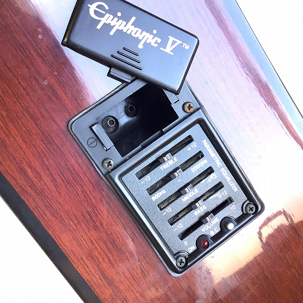 実際に弊社で買取させて頂いた★弦なし Epiphone/エピフォン PR350-12E 12弦 エレアコ アコースティックギター ソフトケース付きの画像 8枚目