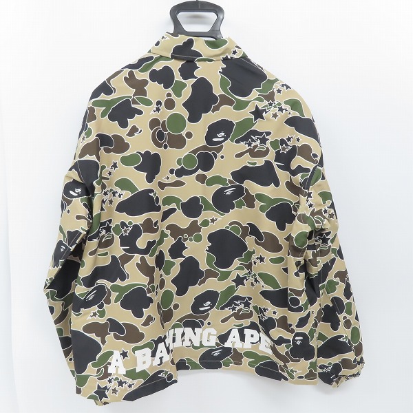 エイプカモフラ柄コーチジャケット