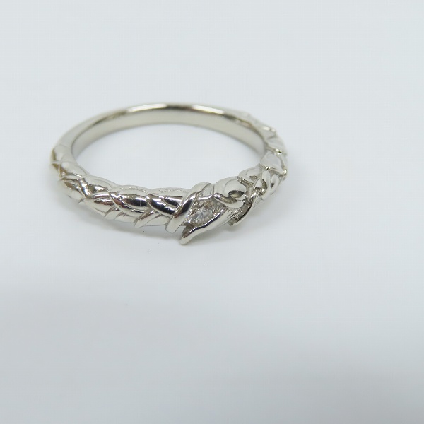 実際に弊社で買取させて頂いたBloody Mary/ブラッディマリー INSPIRIT Pt900 w/ダイアモンド リング 14号の画像 7枚目