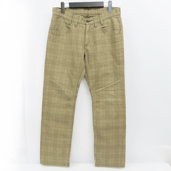 実際に弊社で買取させて頂いたBURBERRY BLUE LABEL/バーバリーブルーレーベル チェック パンツ/M