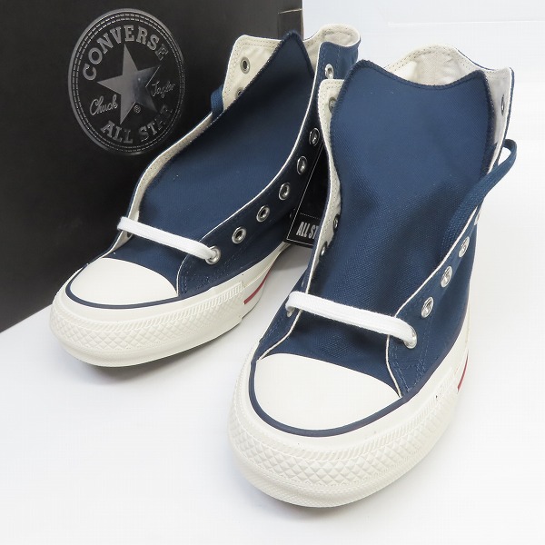 実際に弊社で買取させて頂いた【未使用】CONVERSE×TOMORROWLAND/コンバース×トゥモローランド ALL STAR 100 HI/ TL オールスター ハイ 1CL458/26.5