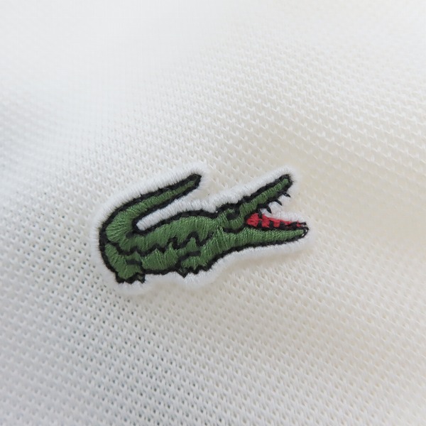 実際に弊社で買取させて頂いた【未使用】LACOSTE/ラコステ ポロシャツ メンズ 半袖  鹿の子 PH9739 サイズ 2の画像 7枚目