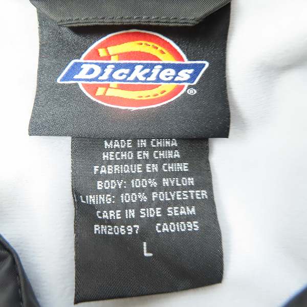 実際に弊社で買取させて頂いたDickies/ディッキーズ Snap Front Nylon Jacket/コーチジャケット/ナイロンジャケット /L 2点セットの画像 2枚目