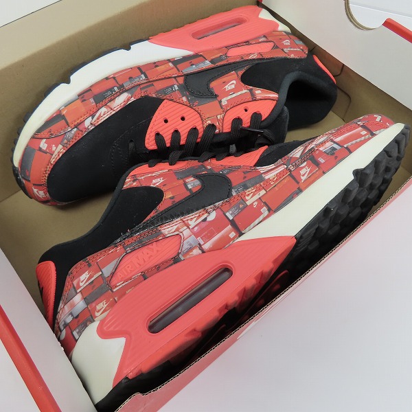 実際に弊社で買取させて頂いたNIKE×atmos/ナイキ×アトモス AIR MAX 90 PRNT エアマックス "WE LOVE NIKE" AQ0926-001/27.5の画像 7枚目