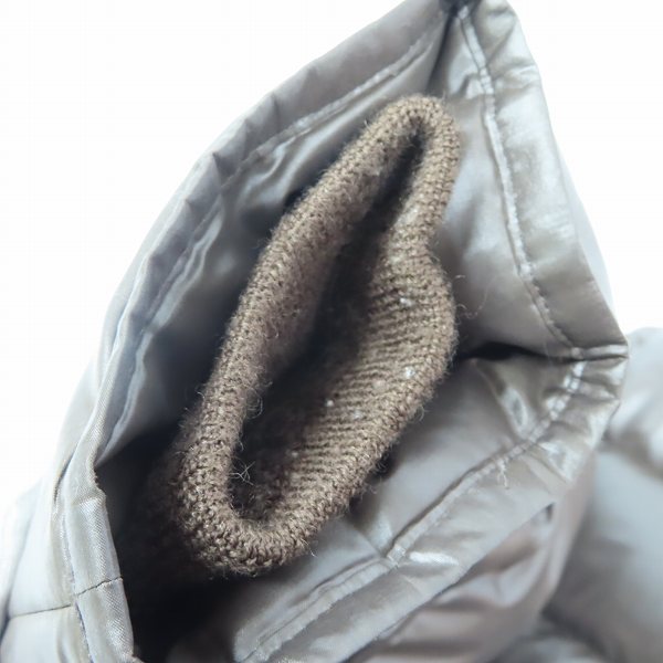 実際に弊社で買取させて頂いたTHE FLAT HEAD/フラットヘッド ダウンジャケット ブラウン 40の画像 6枚目