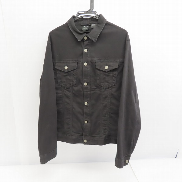 実際に弊社で買取させて頂いたARMANI EXCHANGE/アルマーニエクスチェンジ トラッカージャケット ブラック XL