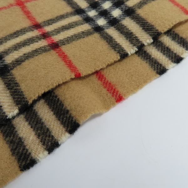 実際に弊社で買取させて頂いたBurberrys/バーバリーズ ENGLAND/英国製 ウール100％ ノバチェック マフラーの画像 3枚目