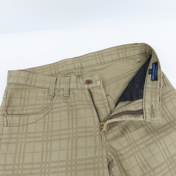 実際に弊社で買取させて頂いたBURBERRY BLUE LABEL/バーバリーブルーレーベル チェック パンツ/Mの画像 2枚目