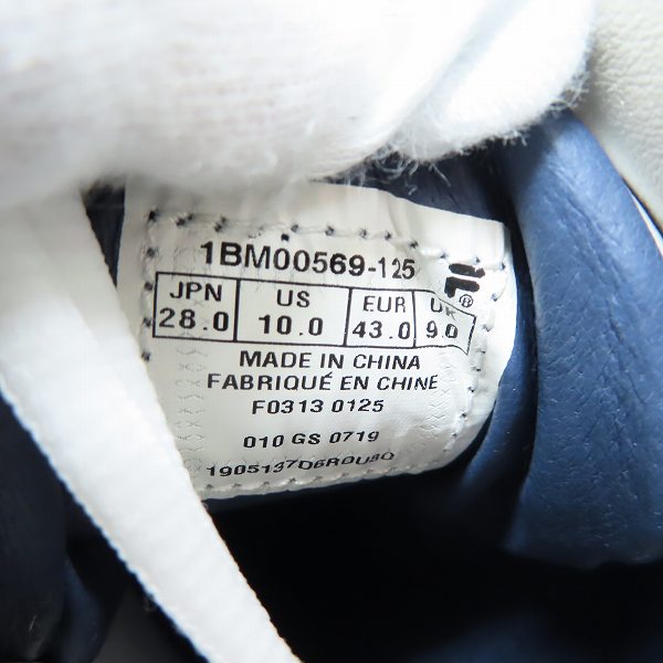 実際に弊社で買取させて頂いた【未使用】FILA/フィラ Grant Hill 2/96 GL グラント ヒル バスケットボールシューズ F0313/28の画像 5枚目