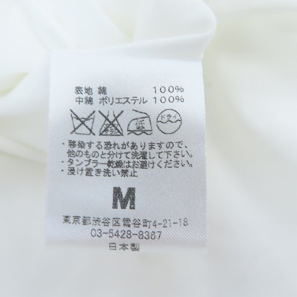 実際に弊社で買取させて頂いたM/エム thank you friends  中綿 ジャケット/Mの画像 4枚目