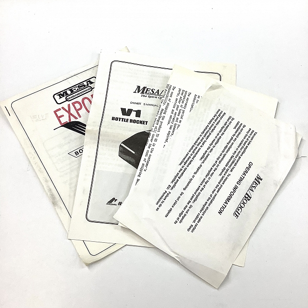 実際に弊社で買取させて頂いたMesa Boogie/メサ・ブギー V1 Bottle Rocket ギター 真空管エフェクター【動作確認済】の画像 4枚目