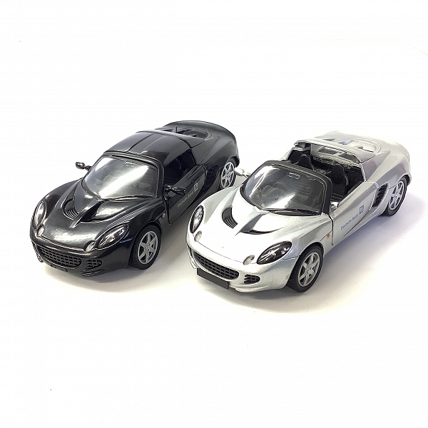 実際に弊社で買取させて頂いた【ジャンク】Saico/サイコ 1/28 LOTUS ELISE/ロータス エリーゼ ブラック/シルバー 2台セット/ミニカーの画像 0枚目