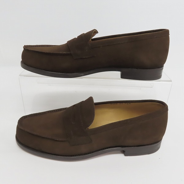 実際に弊社で買取させて頂いたTOMORROWLAND/トゥモローランド スウェード コインローファー/9の画像 3枚目