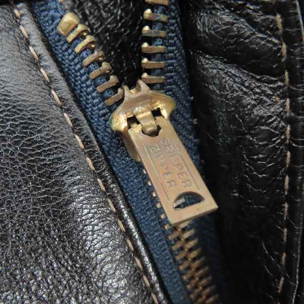 実際に弊社で買取させて頂いたTHE FLAT HEAD/フラットヘッド 馬革/ホースハイド レザーパンツ ブラック 3007H size：W33の画像 6枚目